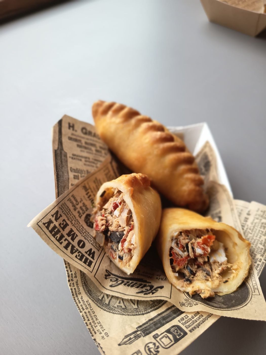 Empanadillas caseras de carne y pollo